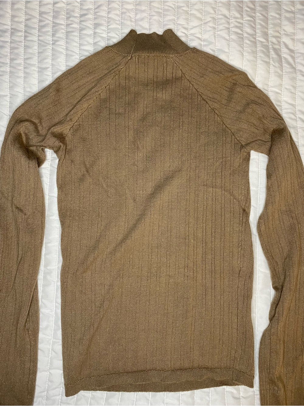Forever 21 Camel Ribbed Turtleneck Sweater - Picture 4 of 4